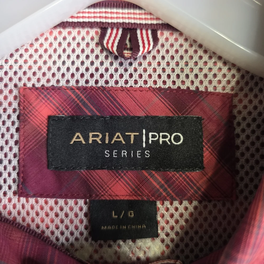 Ariat Pro Shirt Mens Large Western Long Sleeve Button Down. - Picture 3 of 10
